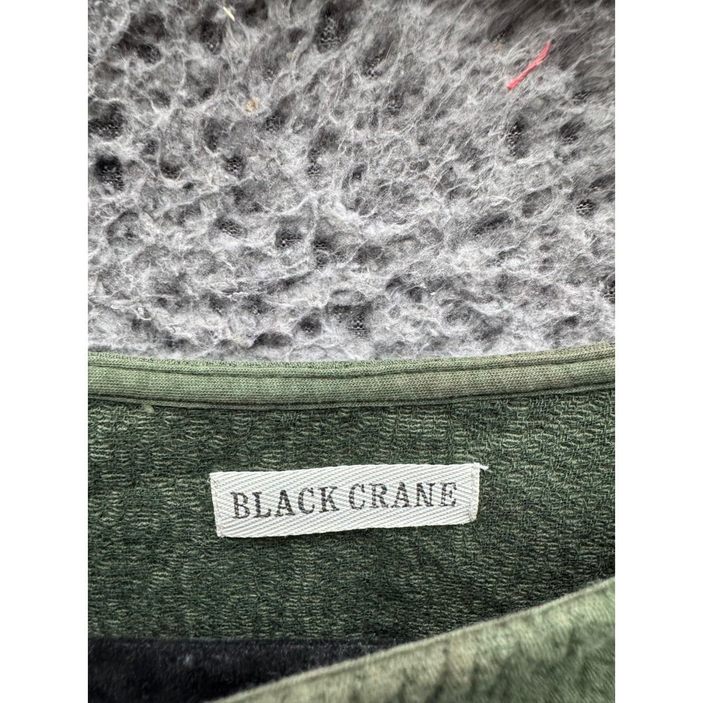 Black‎ Crane Floral Quilted Short Sleeve T-Shirt Dress Green Womens Size S - Picture 8 of 16